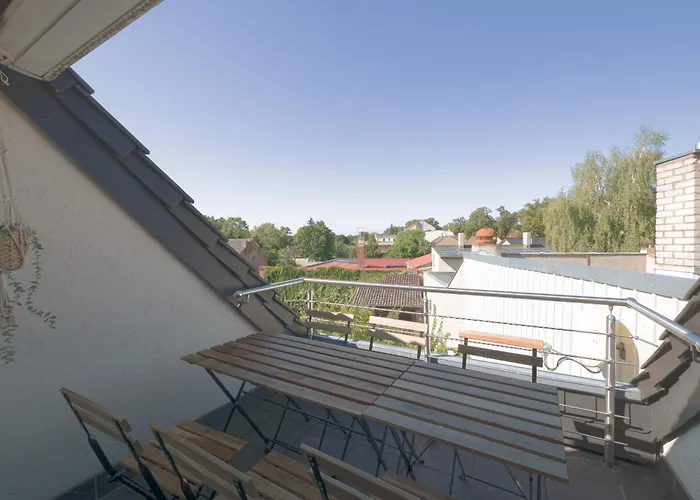 Urbanes Dachrefugium Mit Balkon Lägenhet